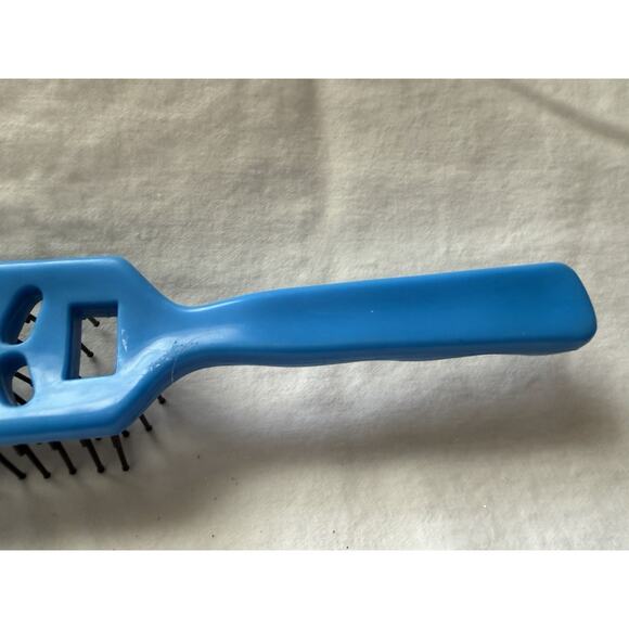 Vintage Thermal Air - ll No. 2877 Made In Hong Kong Hair Brush Blue - Picture 7 of 7